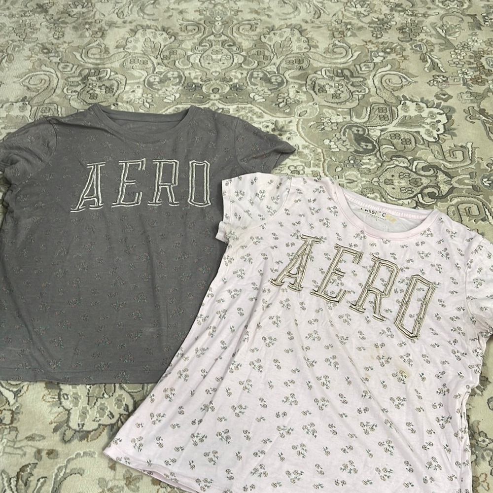 AEROPOSTALE pack of 2 classic crew tee shirts